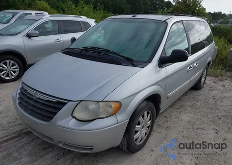 2007 Chrysler Town & Country Touring из США, поврежденный, VIN 2A4GP54L07R252921